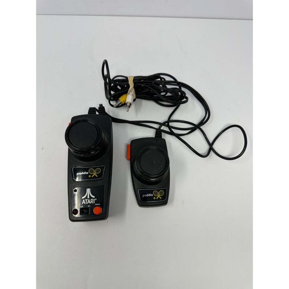 Vintage Atari Flashback Pong Paddles ~ Game Installed in Controller plug n play